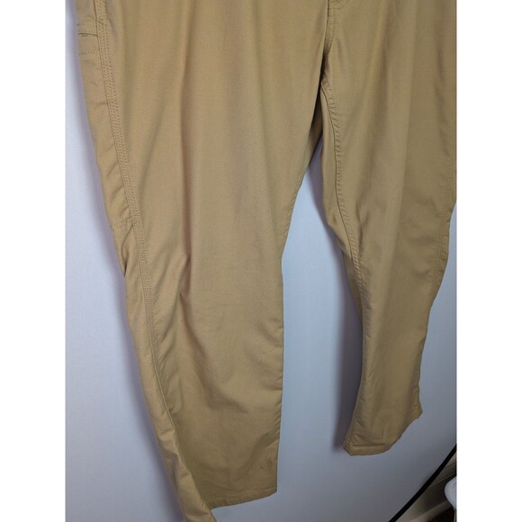 Carhartt Work Pants Mens 42x30 Rugged Flex Relaxed Fit Canvas Tan Khaki BN3109-M - Picture 4 of 16